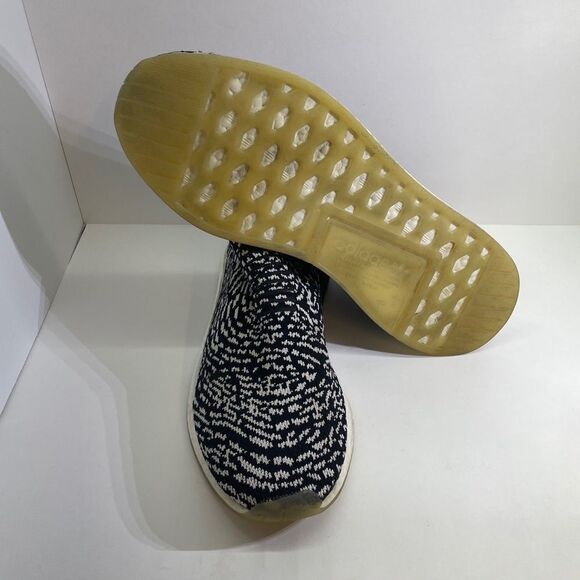 Adidas Boost Mens Sz 13 NMD City Sock 2 Zebra Slip On Shoes - Picture 8 of 8